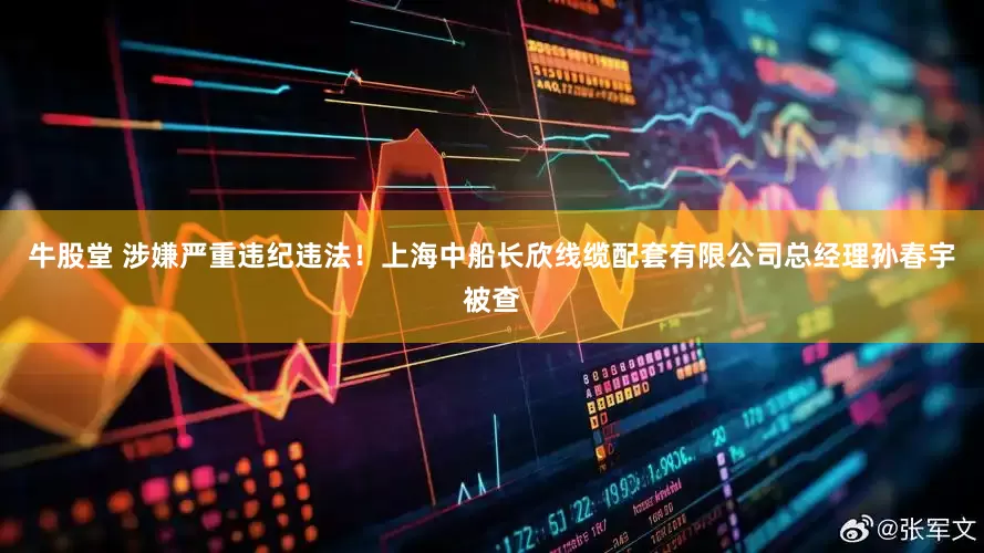 牛股堂 涉嫌严重违纪违法！上海中船长欣线缆配套有限公司总经理孙春宇被查