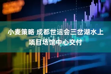小麦策略 成都世运会三岔湖水上项目场馆中心交付